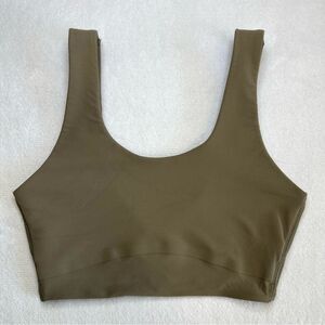 NWOT All in Motion Women’s Soft Medium Support Longline Sports Bra Brown XS